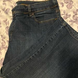 Plus size capri jeans